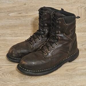 Red Wing Supersole Men's 8" Waterproof Safety Toe Metguard Work Boots Size 8